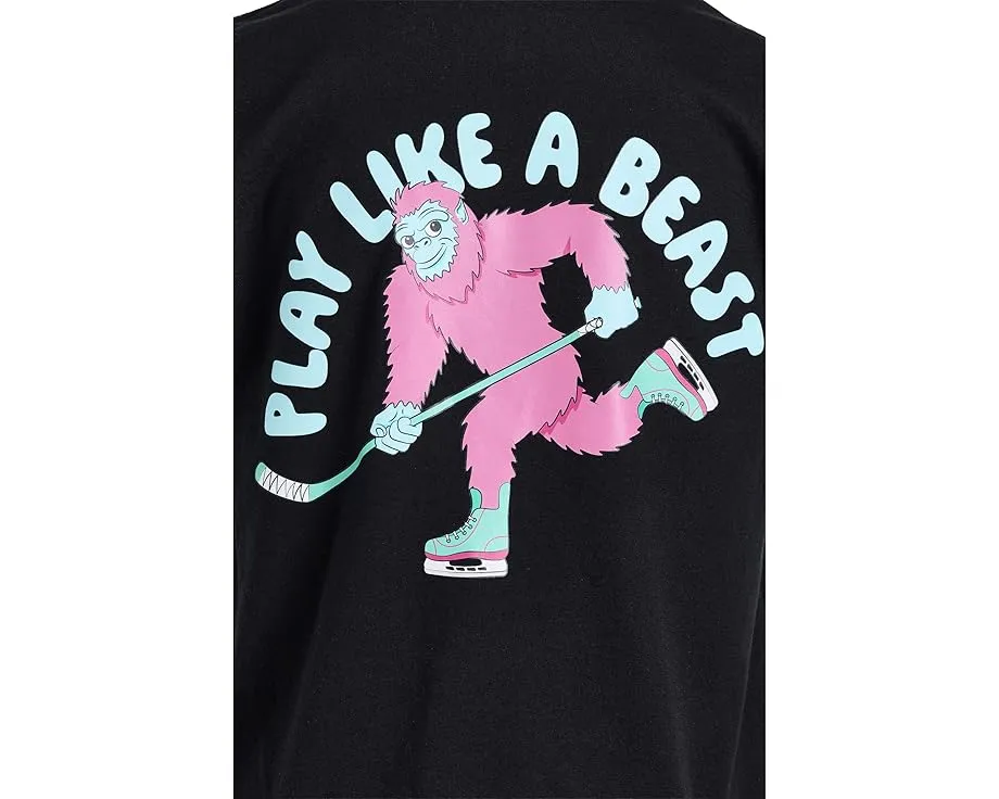 Футболка ChalkTalk SPORTS Kids для хоккея с принтом Play Like a Beast