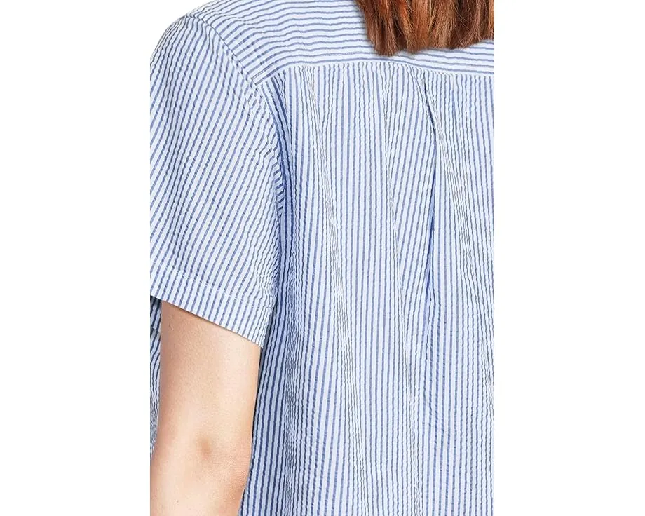 Рубашка L.L.Bean Vacationland из ткани пике с короткими рукавами и застежкой на пуговицах