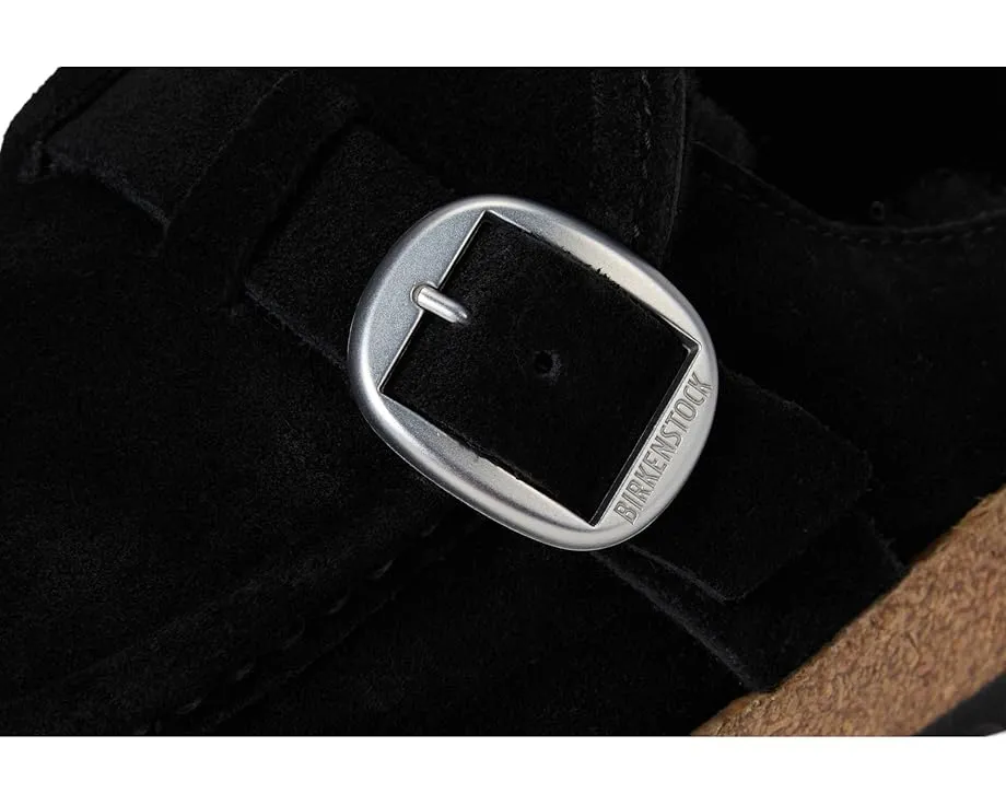 Биркенштоки Buckley из замши с подкладкой из овчины