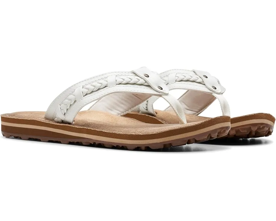 Сандалии Clarks Fenner Nerice с плетеным ремешком и мягкой стелькой