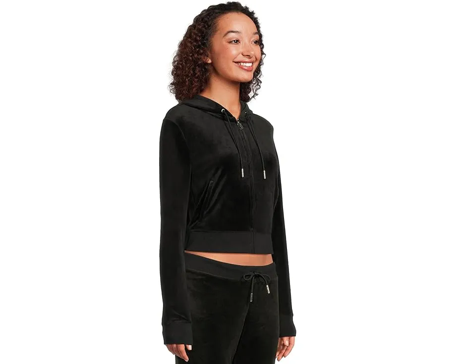 Толстовка Juicy Couture Ombre Hotfix Classic с капюшоном и стразовым логотипом