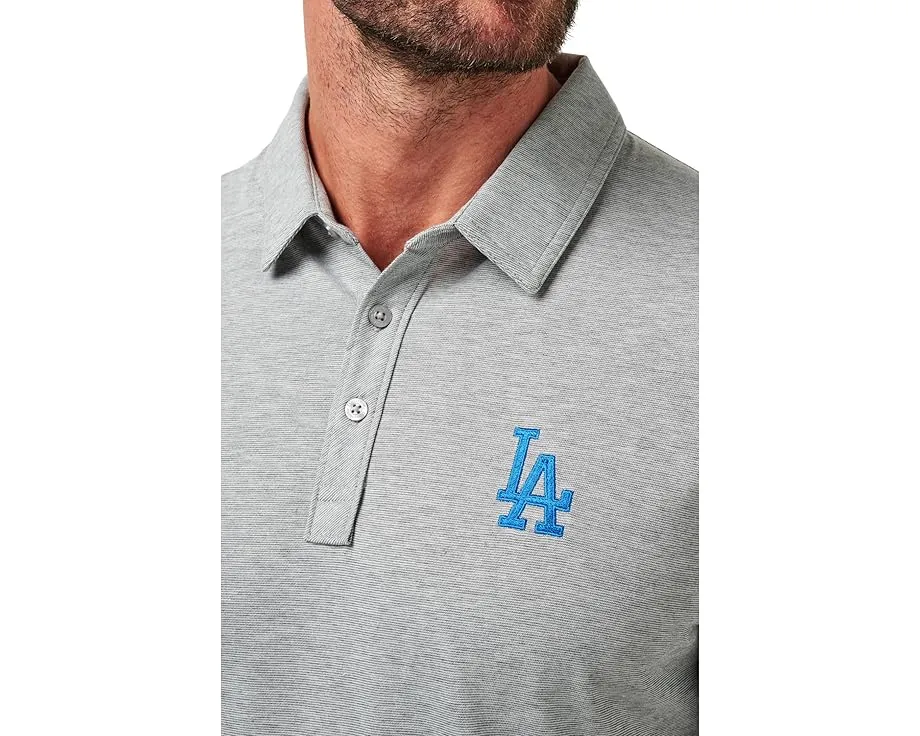 Поло TravisMathew Los Angeles Dodgers The Zinna с четырехсторонним растяжением