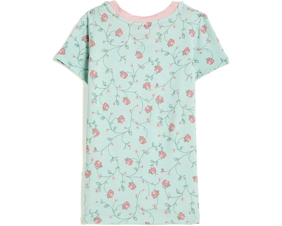 Детский комплект пижамы Print Short Sleeve Pajama Set из бамбука от Kickee Pants Kids
