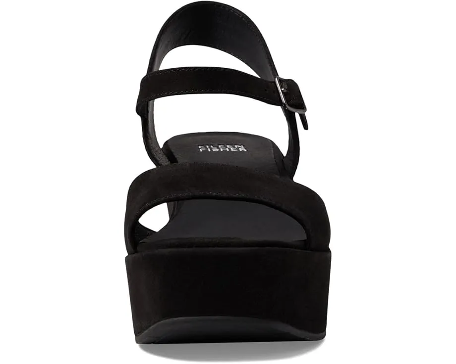 Босоножки на платформе Eileen Fisher Mime с квадратным открытым носком и регулируемой пряжкой