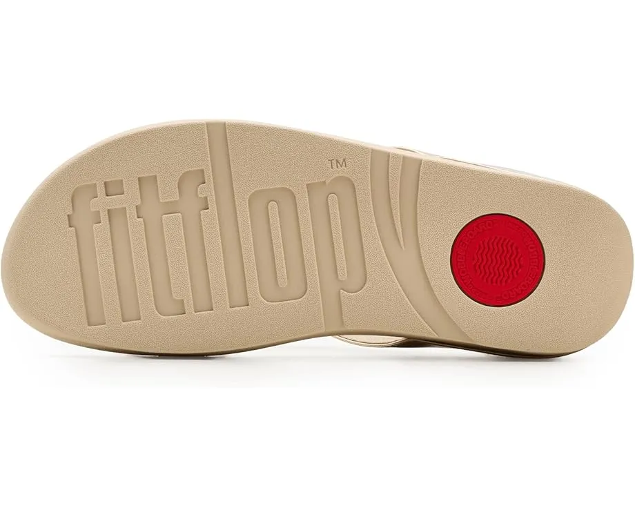 Сандалии FitFlop Fino с ремешком между пальцев и кластером бусин