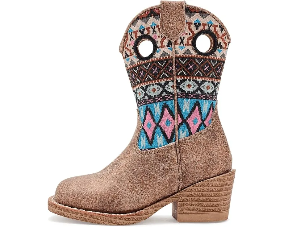 Сапоги Willow Aztec для малышей с принтом и квадратным носком от Roper Kids