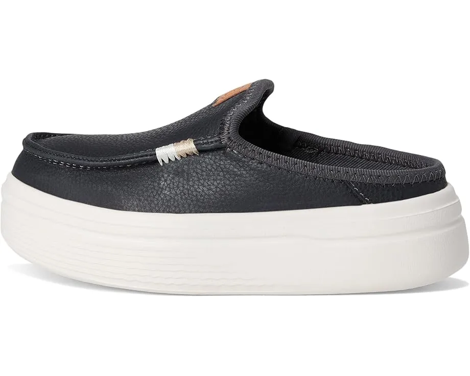 Детские кроссовки Hey Dude Kids Austin Lift Y Leather на платформе с гибкой подошвой