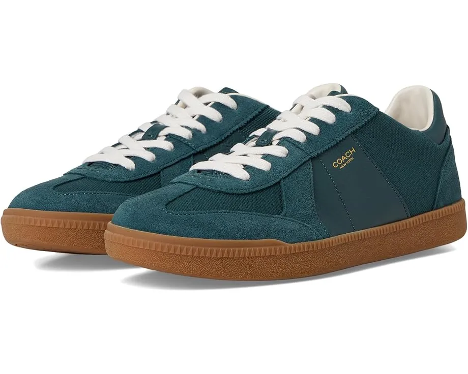 Кроссовки COACH Ellis из кожи и замши с надписью бренда