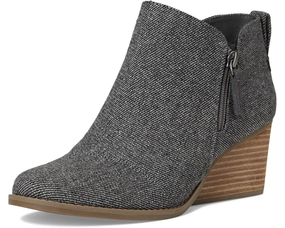 Ботильоны TOMS Goldie на клиновидном каблуке из кожи со стелькой CloudBound