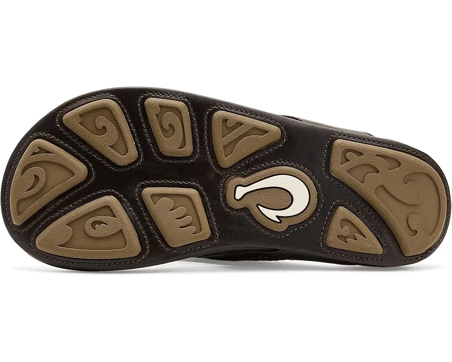 Кожаные сандалии Mea Ola Mano с ремешками и детальной проработкой OluKai