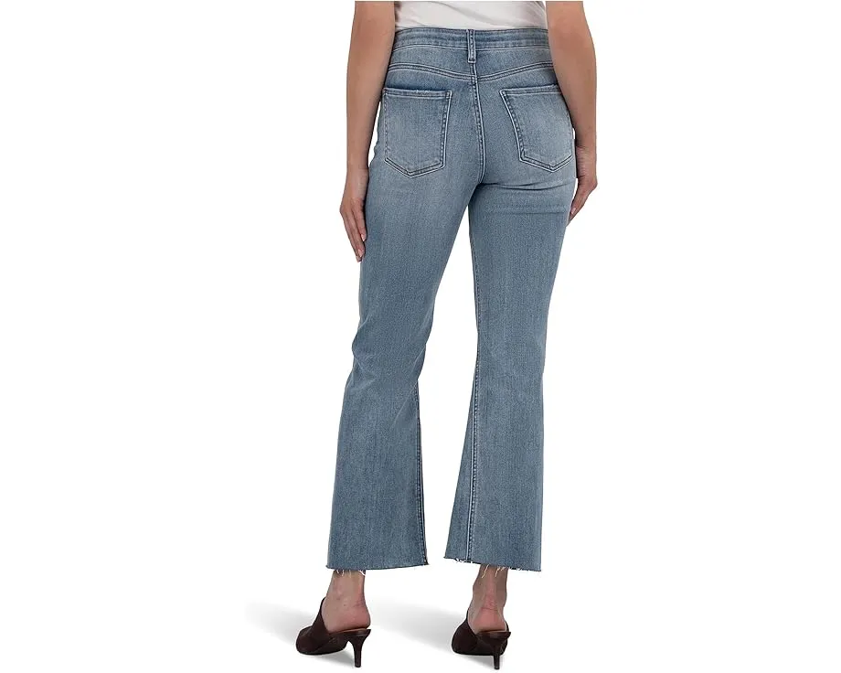 Джинсы KUT from the Kloth Kelsey с высокой посадкой и расклешенными штанинами