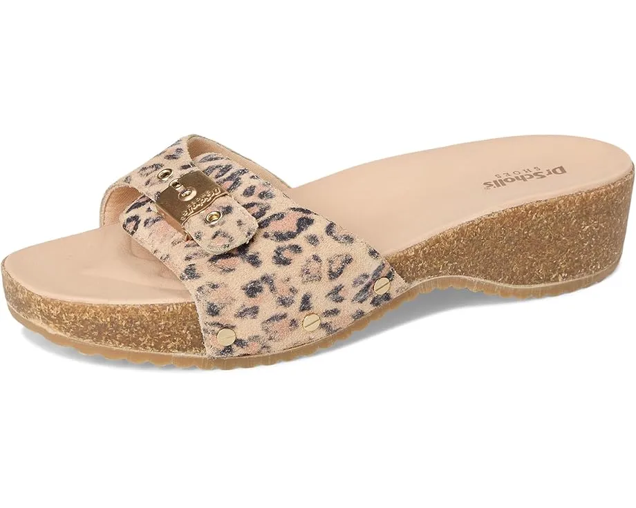 Сандалии Dr. Scholl's Original Flex Slide с кожаным верхом и стелькой для комфорта