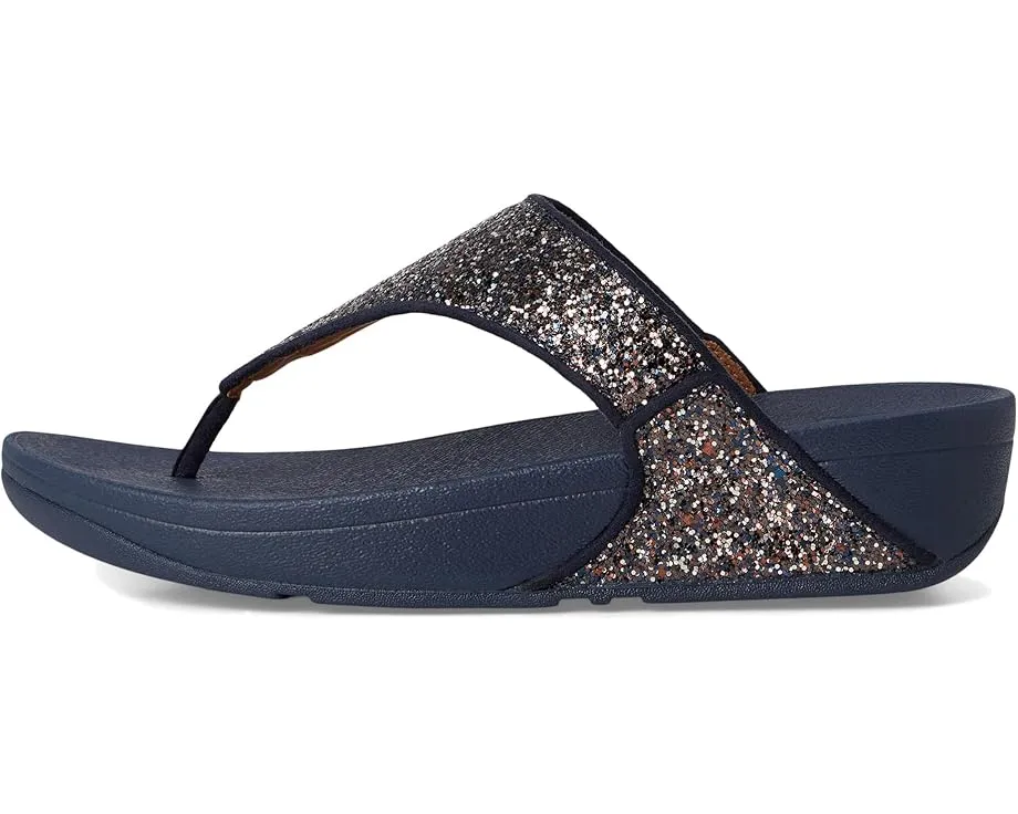 Сандалии FitFlop Lulu Multi-Tonal Glitter с перемычкой и блестками