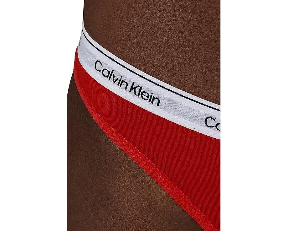 Calvin Klein Стринги Modern Logo 3 шт из мягкого хлопка