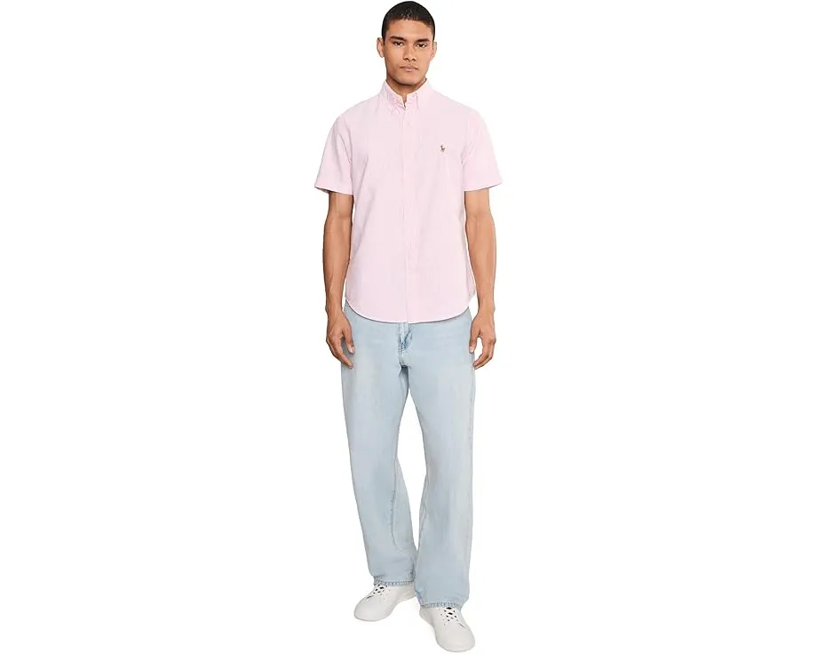 Классическая полосатая оксфордская рубашка Polo Ralph Lauren