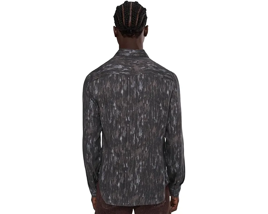 Рубашка John Varvatos Ross из модала с расстегивающимися манжетами