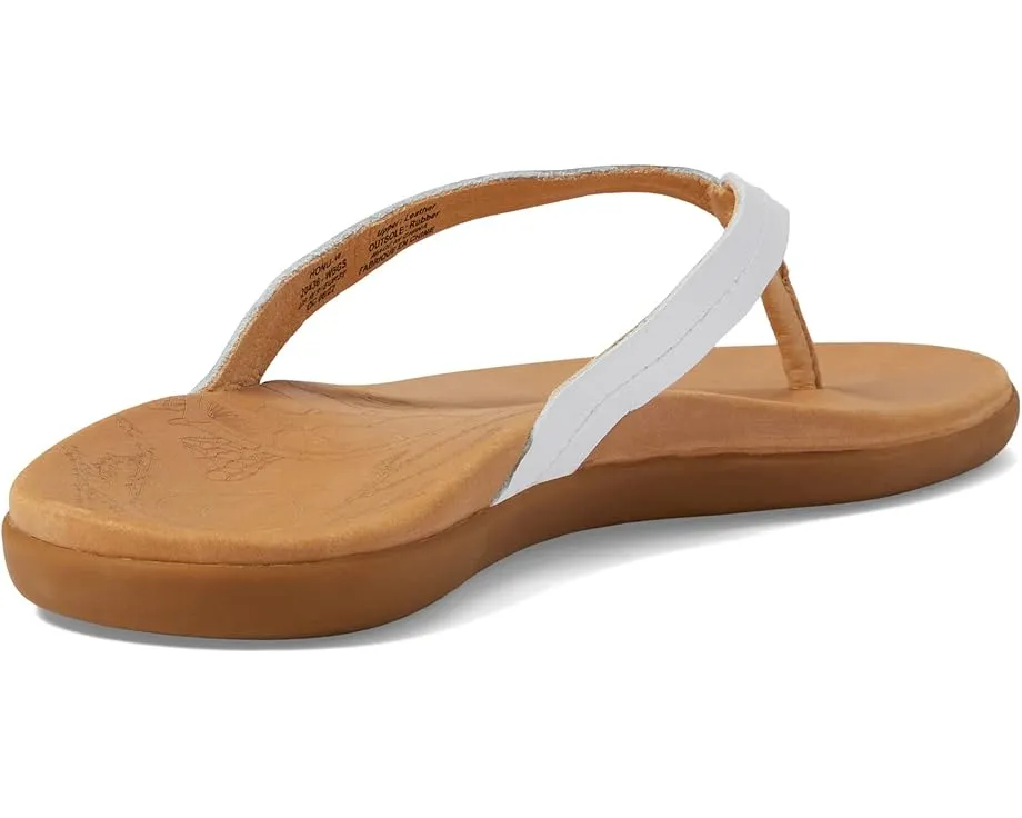 Сандалии OluKai Honu из кожи с поддержкой свода стопы