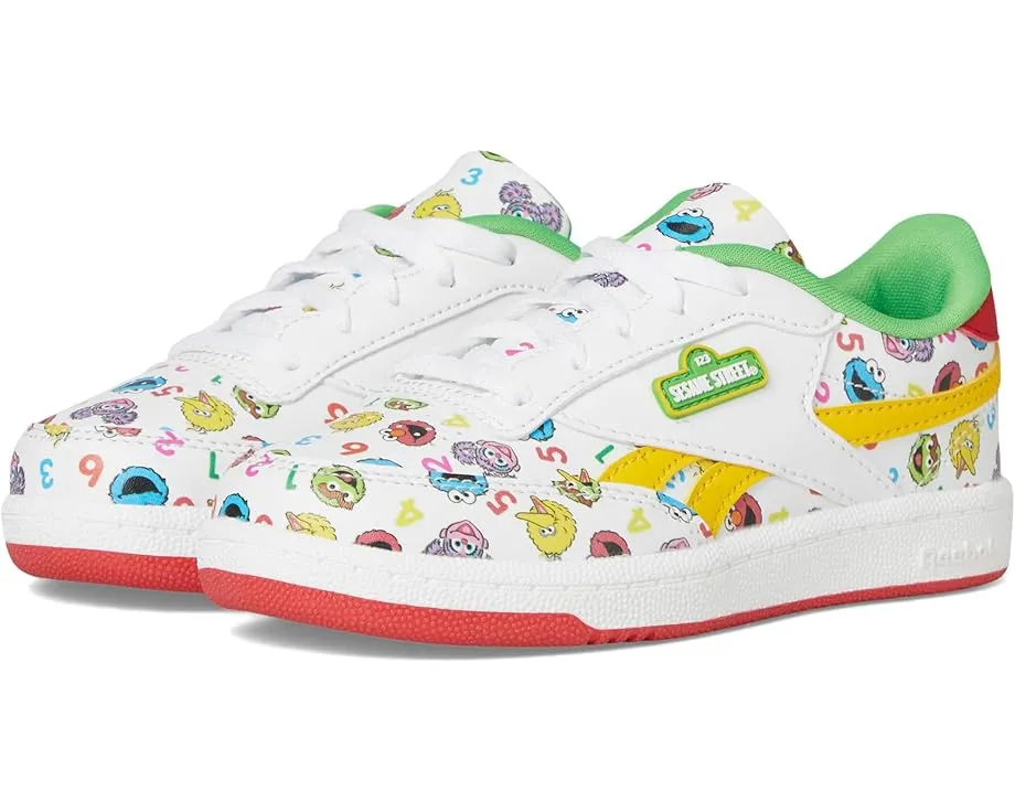 Кроссовки Reebok x Sesame Street Club C Revenge для детей с текстильной подкладкой