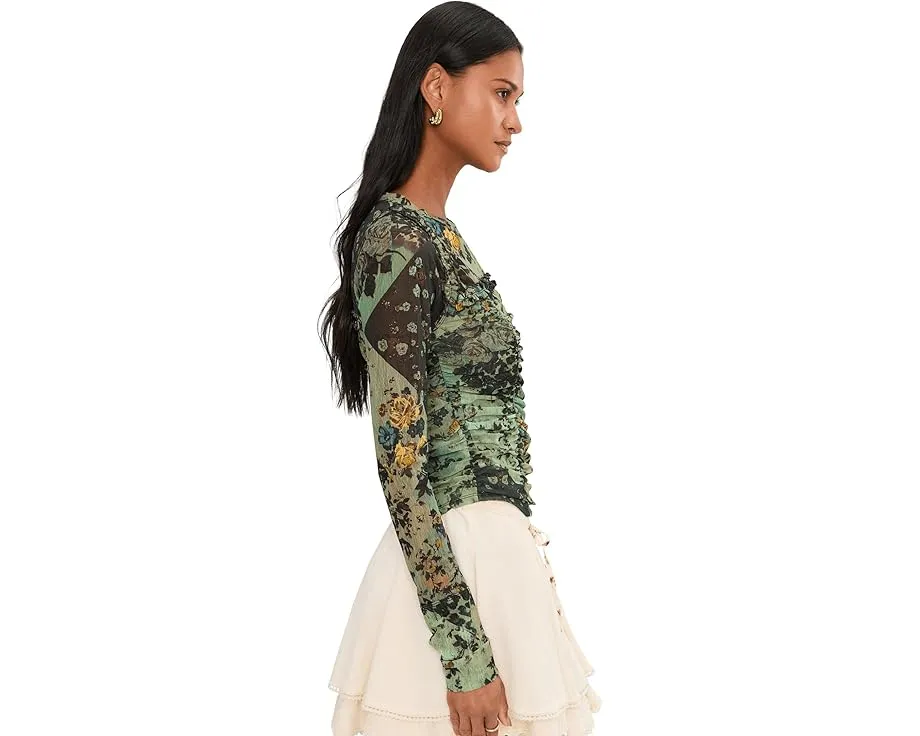 Топ с длинными рукавами и сборкой Ariana от Free People