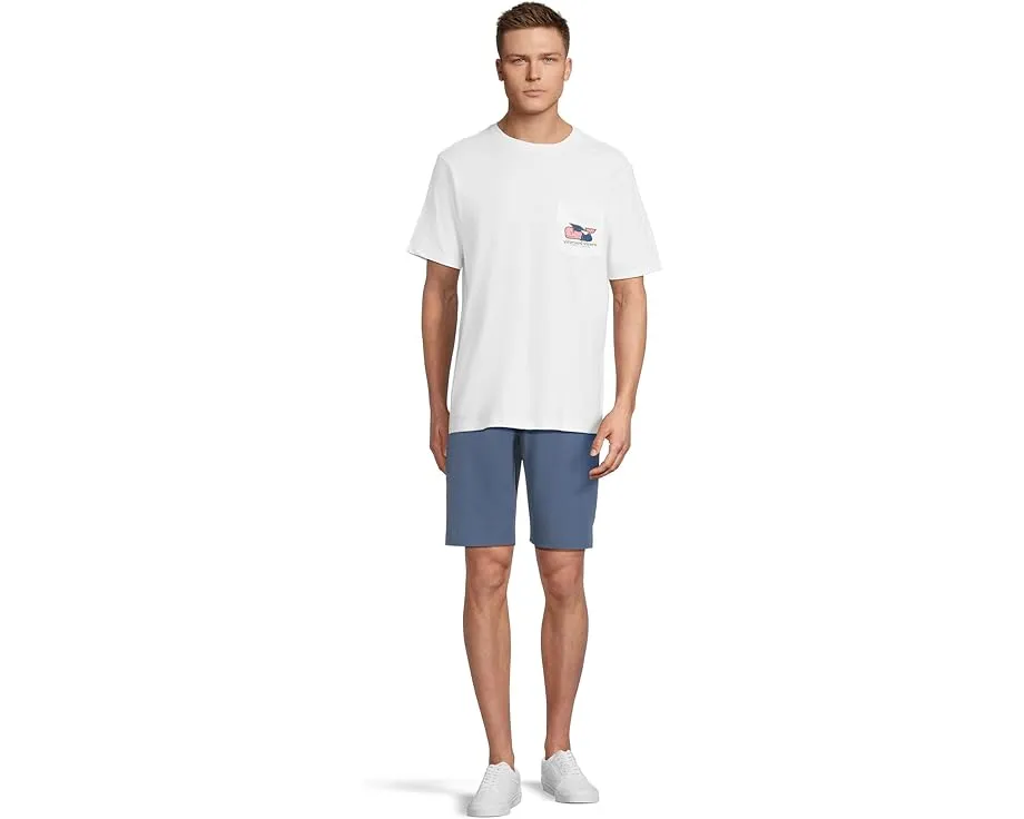 Футболка Vineyard Vines 2025 Graduation Whale с коротким рукавом и принтом