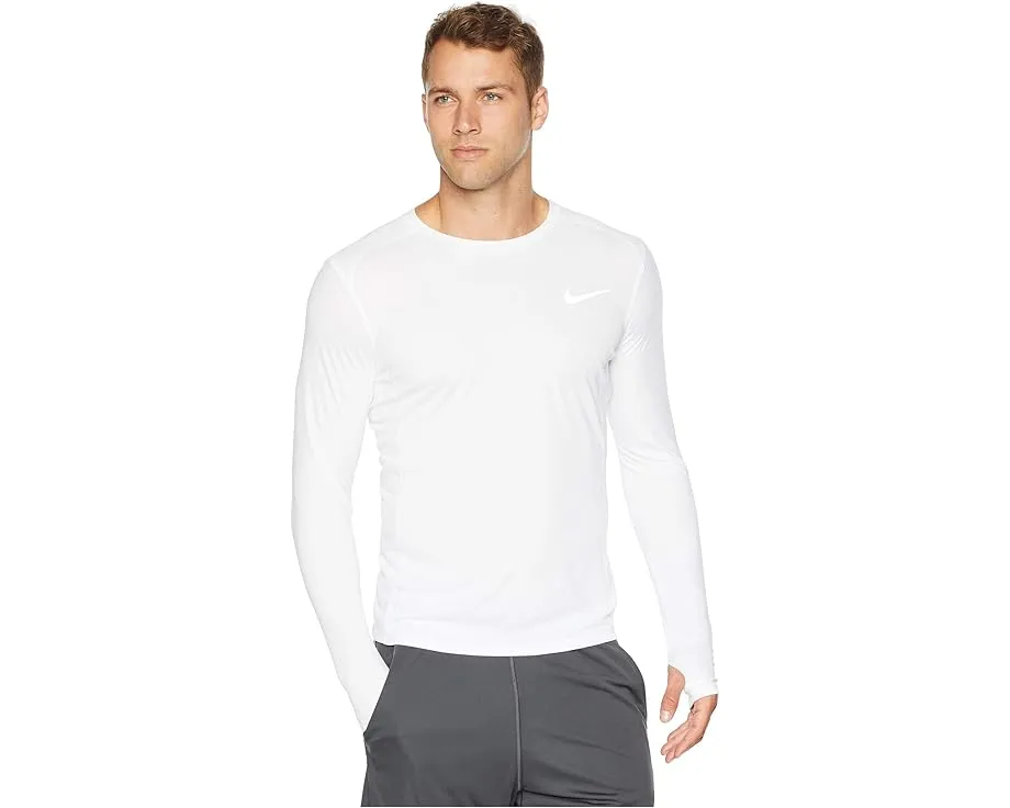 Беговой топ Nike Dry Miler с длинным рукавом и технологией Dri FIT