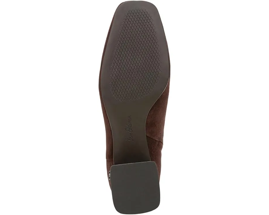 Ботильоны Sam Edelman Paige с квадратным носком и молнией сбоку