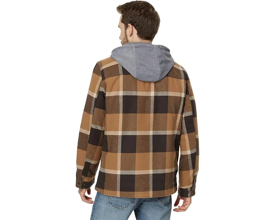 Куртка Levi's из хлопка с капюшоном и подкладкой из шерпи