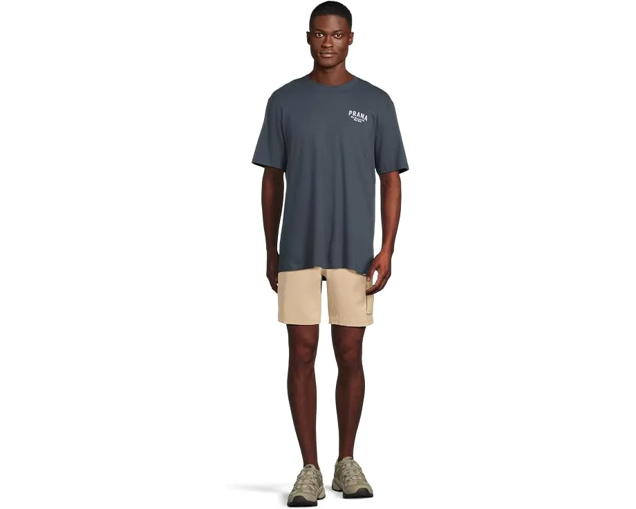 Шорты Prana Stretch Zion с защитой UPF 50+ и быстросохнущей тканью