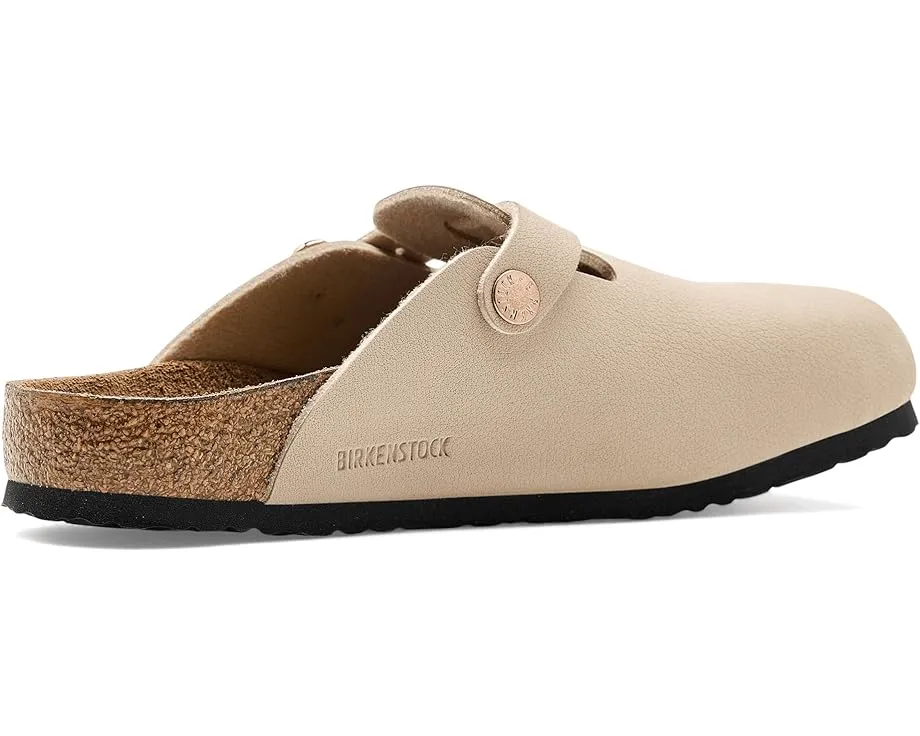 Детские сабо Birkenstock Kids Boston Flower Buckle с цветочной пряжкой и пробковой стелькой