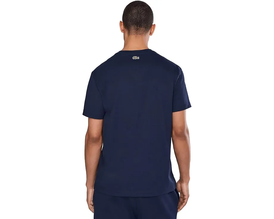 Футболка Lacoste с принтом из хлопкового джерси