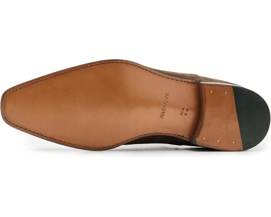 Туфли Magnanni Weiss из замши на шнуровке с кожаной подошвой