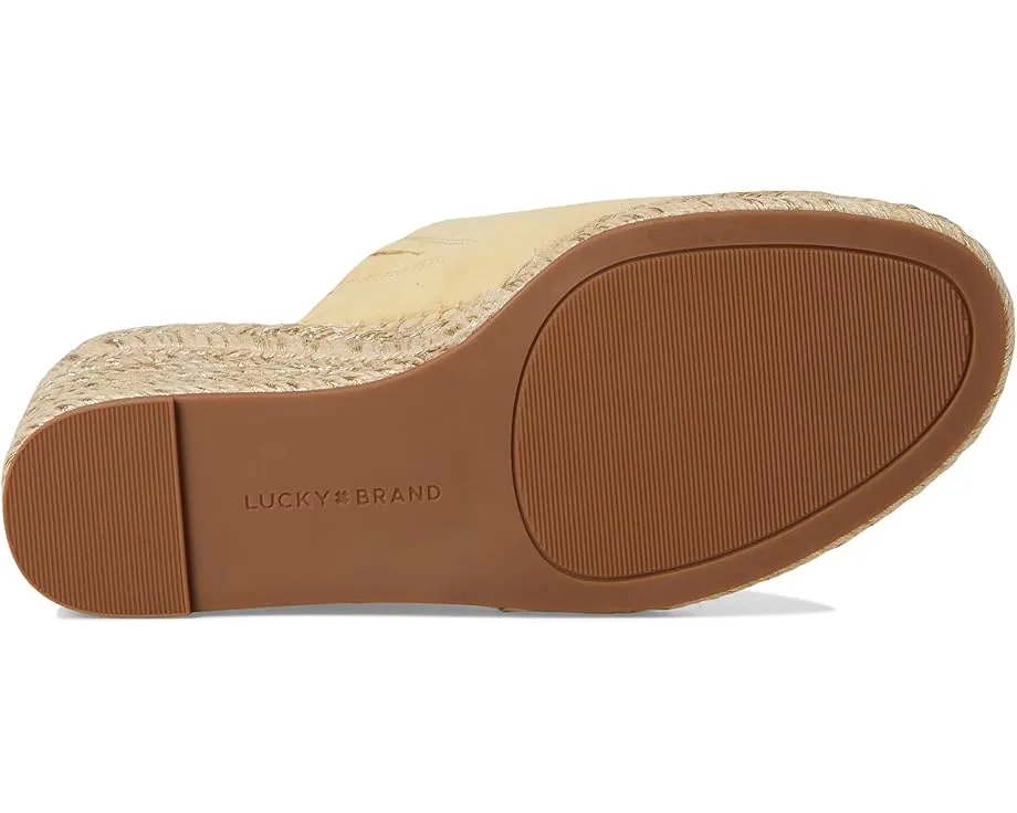 Сандалии Lucky Brand Cabriah на танкетке эспадрильи с открытой пяткой