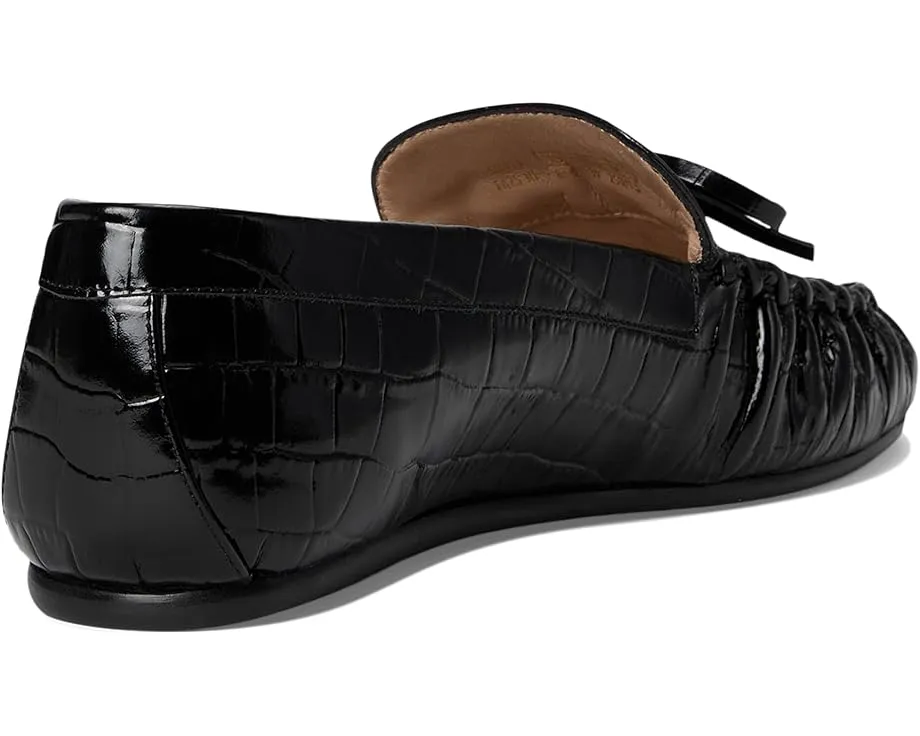 Балетки Stuart Weitzman Britt Bow Loafer с миндалевидным носком и бантом