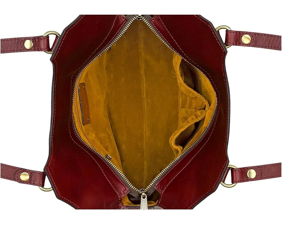 Patricia Nash сумка Napoli Satchel с юбилейной медальоном