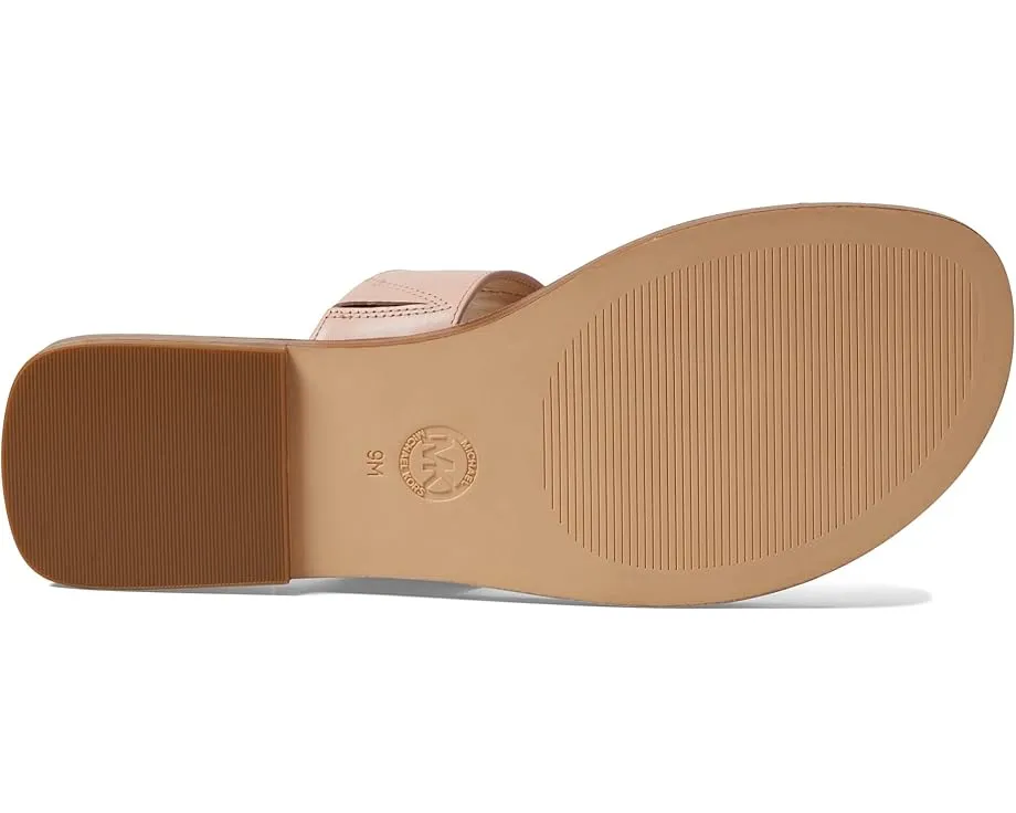 Сандалии MICHAEL Michael Kors Parker Thong с кожаным верхом и круглым носком