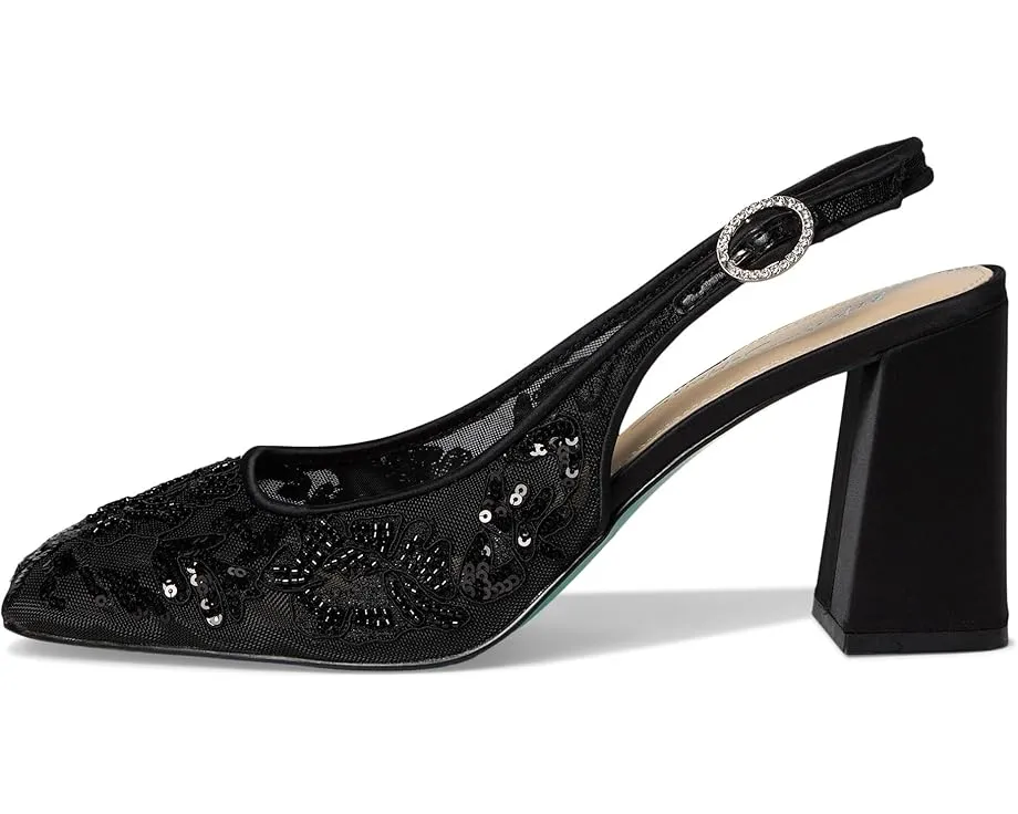 Туфли Blue by Betsey Johnson Ninah на устойчивом каблуке с сеткой