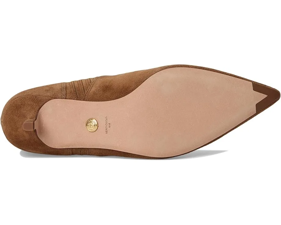 Ботильоны Lisa 45 на котячьем каблуке с ребристой деталью Veronica Beard