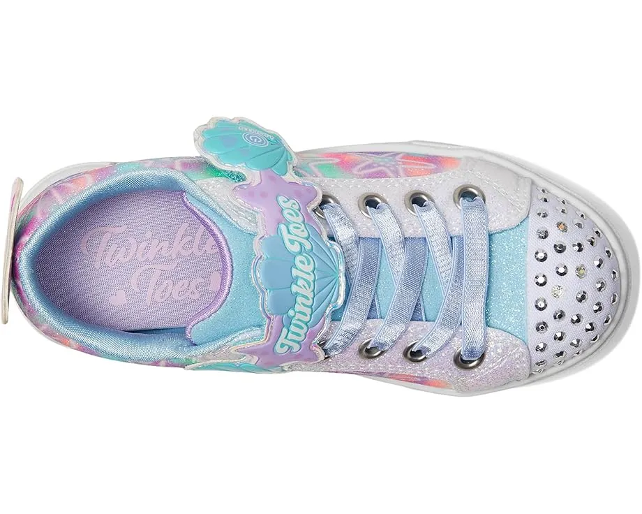 Детские кроссовки Skechers Twinkle Sparks Underwater Magic со светящимся носком