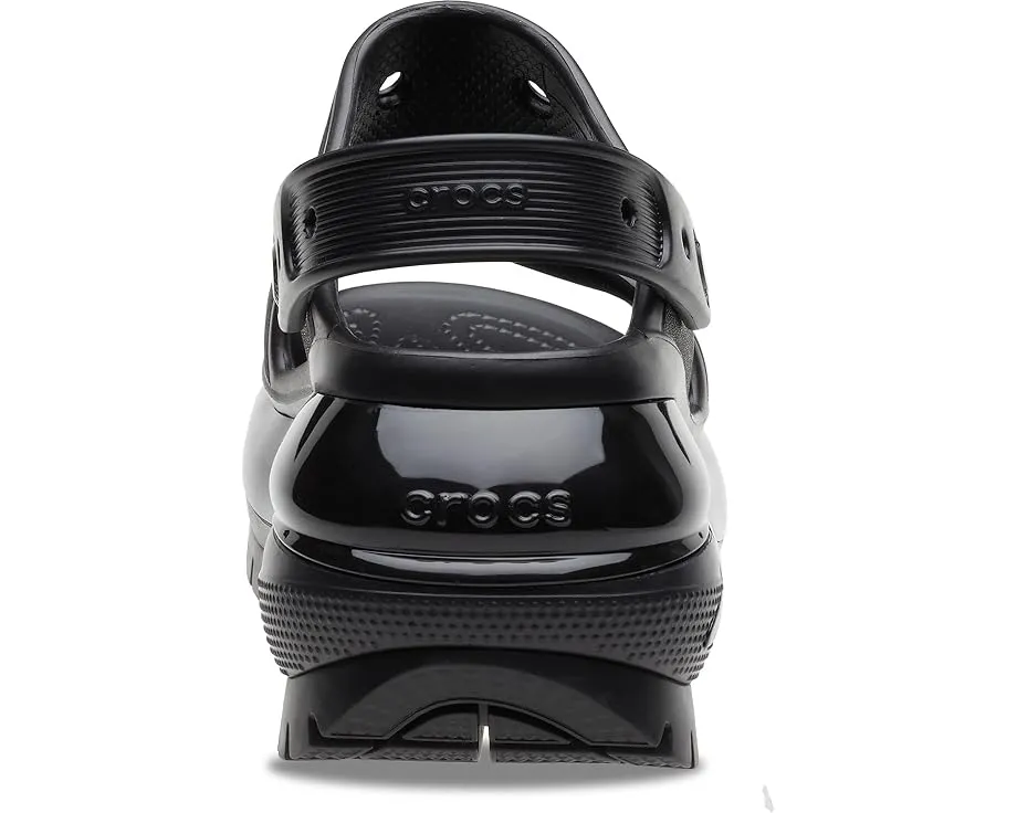 Сандалии Crocs Classic Mega Crush на платформе с двумя ремешками