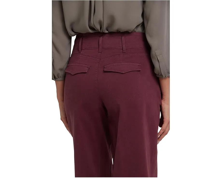 Широкие брюки-джинсы NYDJ Mona с завышенной талией и клёшом