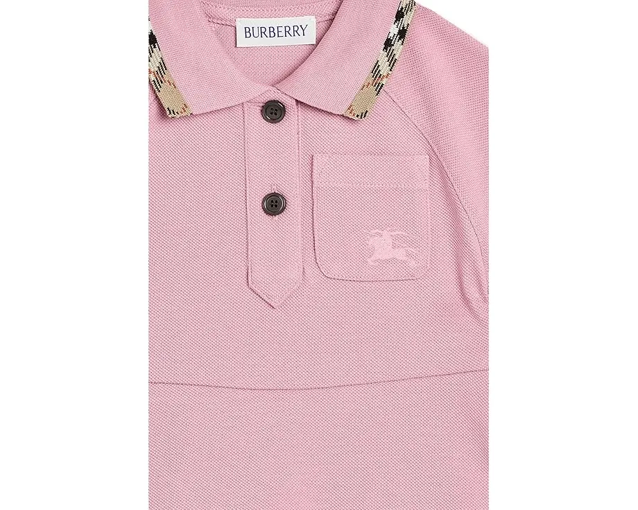 Платье Romola от Burberry Kids для малышей с контрастным принтом