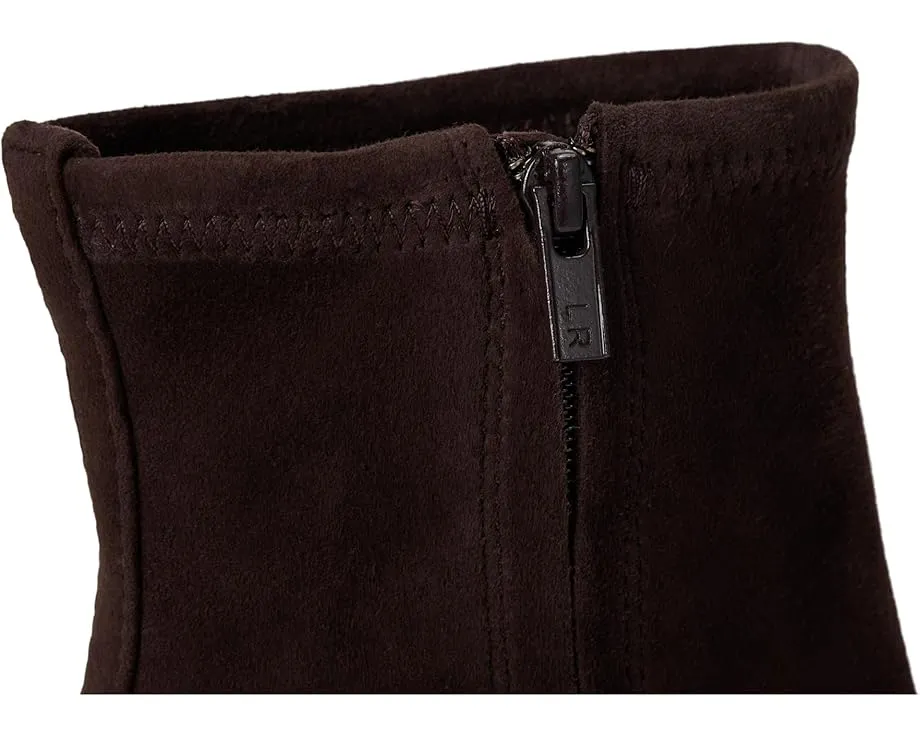 Ботильоны Doria Kicked Heel Ankle Boots на каблуке из эластичной замши Loeffler Randall