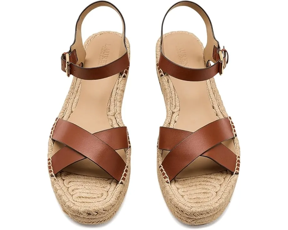 Сандалии-эспадрильи Lauren Ralph Lauren Emeryn на платформе с перекрестными ремешками