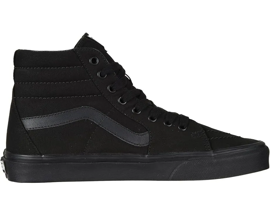 Высокие кроссовки Vans SK8-Hi с кожано-тканевым верхом и подошвой из каучука