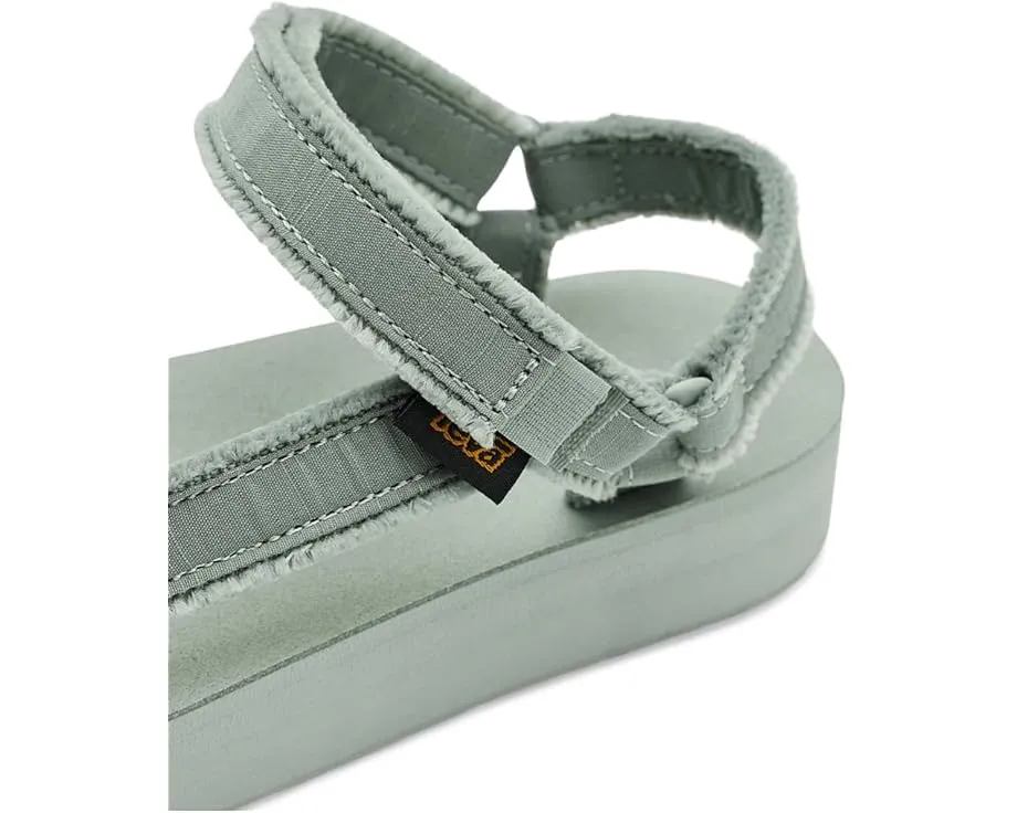 Сандалии Teva Midform Universal Canvas на платформе с застежкой на липучке