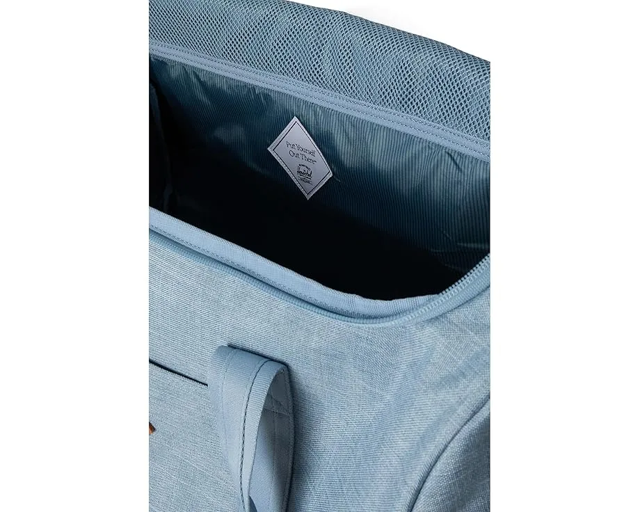 Сумка-дафл Herschel Heritage из переработанной ткани с U-образной молнией и ремнем