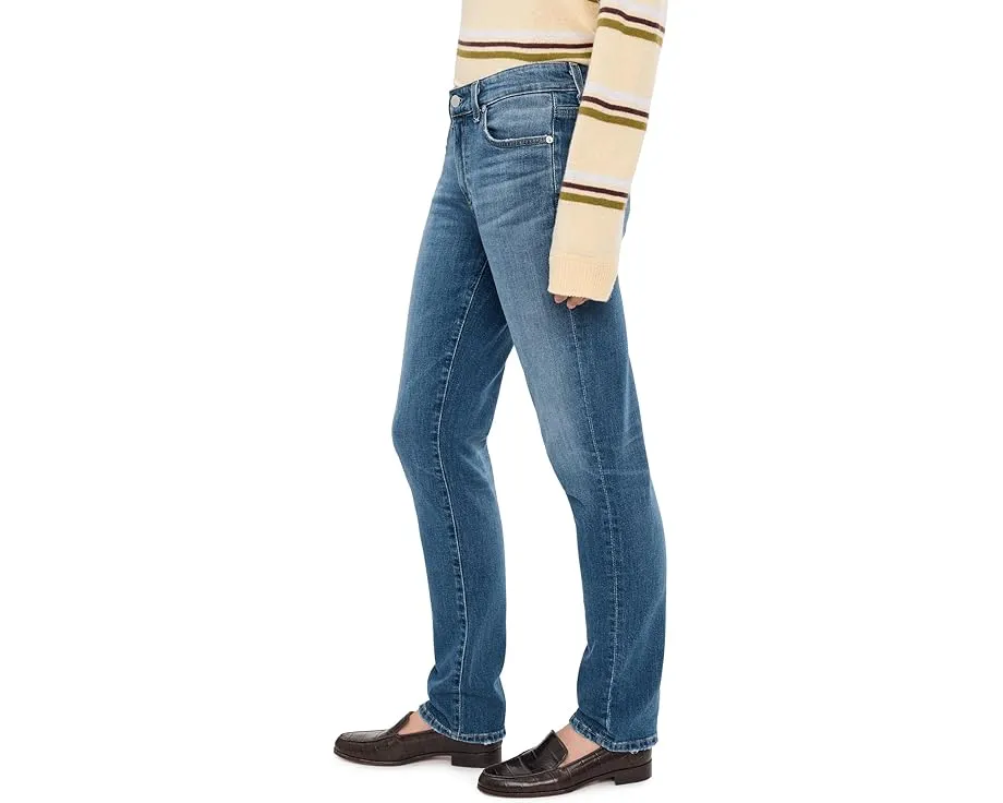 Джинсы Sandra Low Rise Slim Straight с низкой посадкой и прямым кроем в цвете 10 Years Illiad от AG Jeans