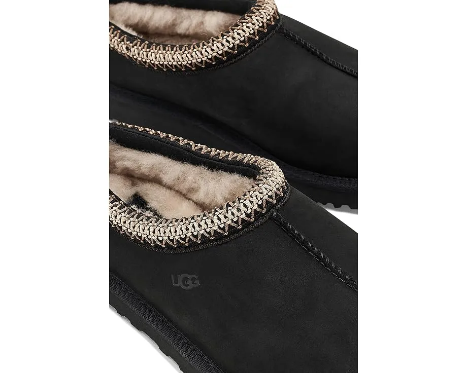 Слипоны UGG Tasman из нубука с мехом внутри
