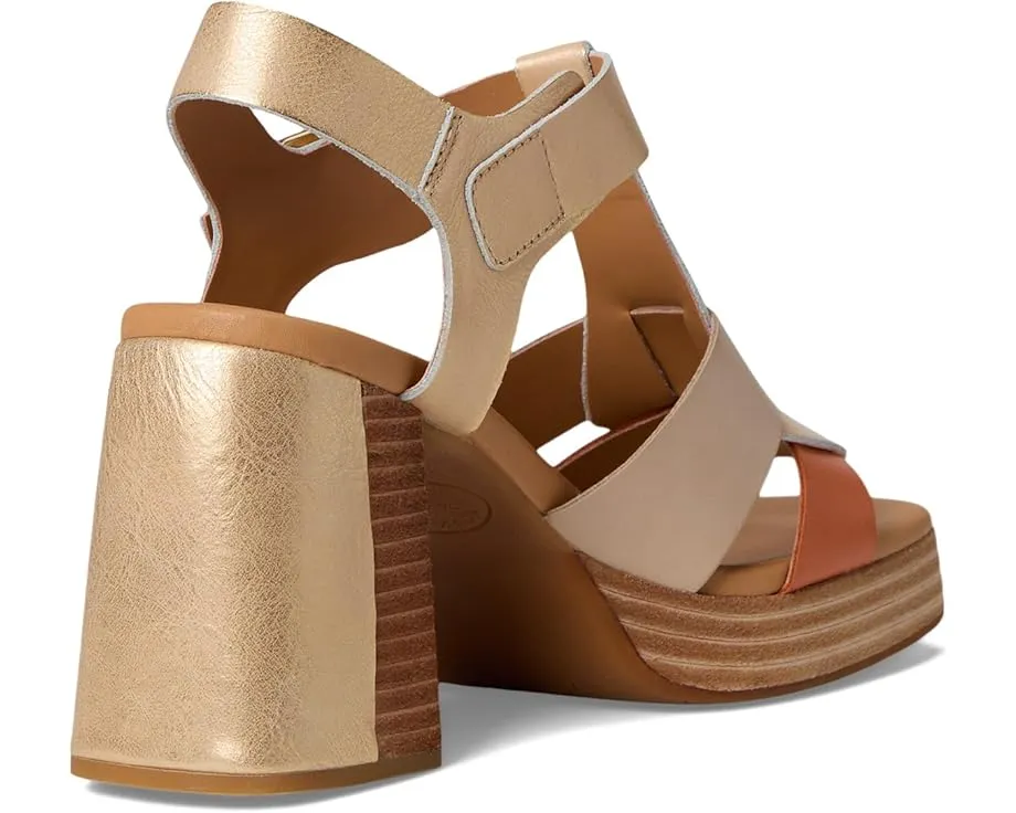 Босоножки Kork-Ease Macey с комбинированным каблуком и квадратным носком