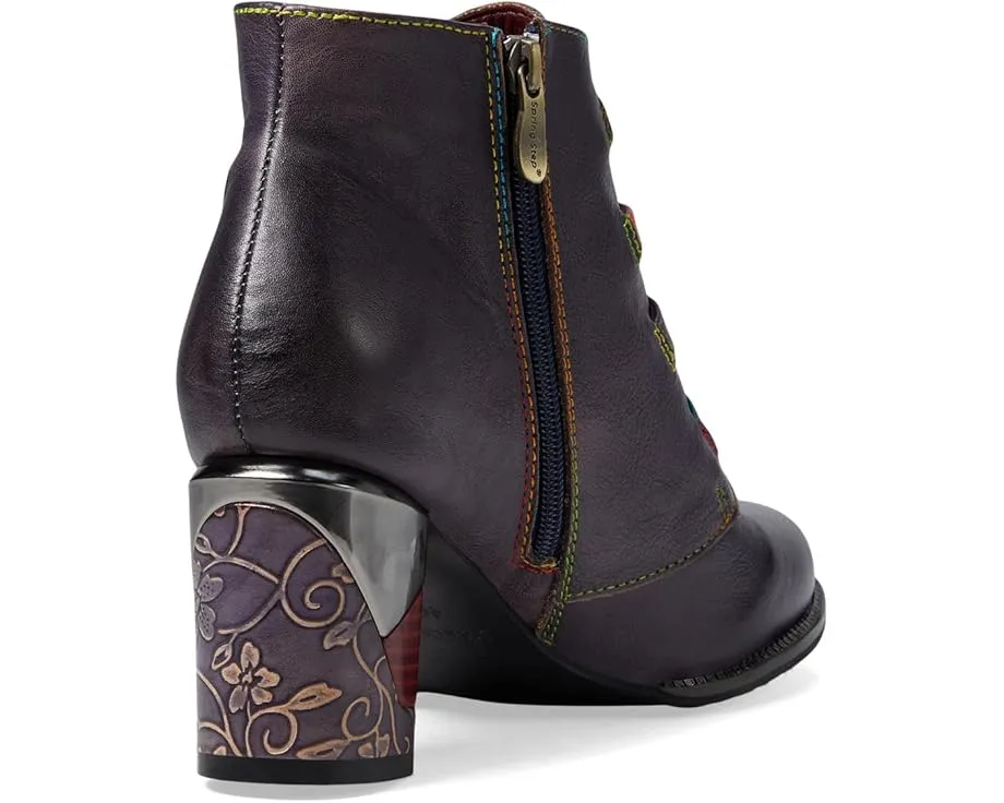 Ботильоны L'Artiste by Spring Step Maleeka с цветочным декором и липучкой